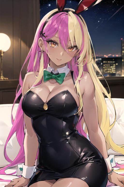 褐色バニーガール6