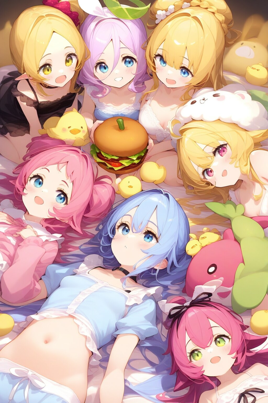 暇な少女達