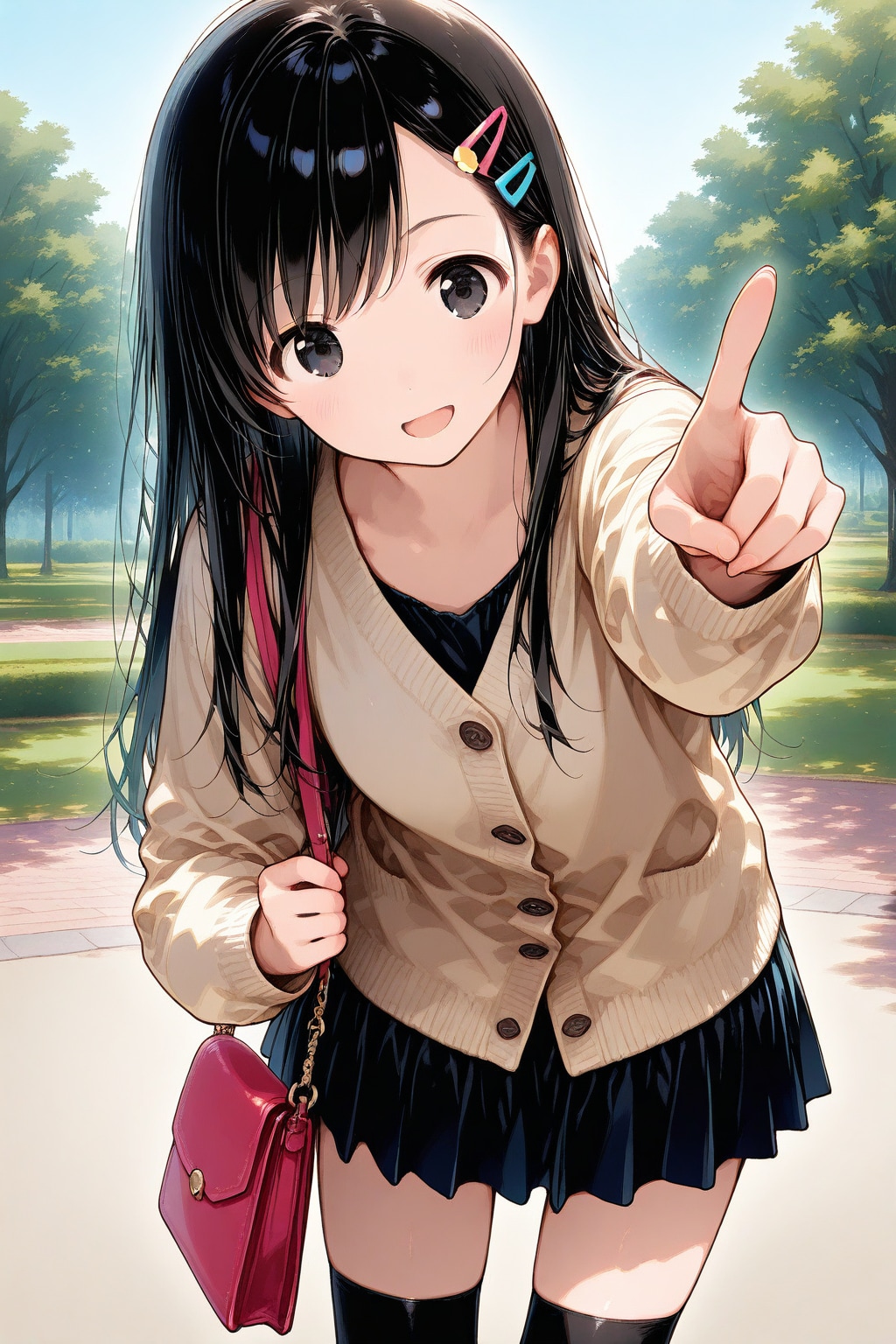 寝癖を指摘する三女ちゃん🤭⛄️✨
