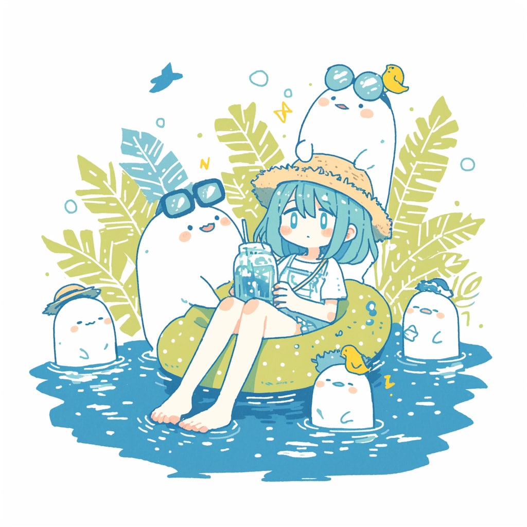 ヒンヤリサマー化ケーション！！ | の人気AIイラスト・グラビア