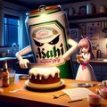 悪人面ビール缶とプリン 5枚目