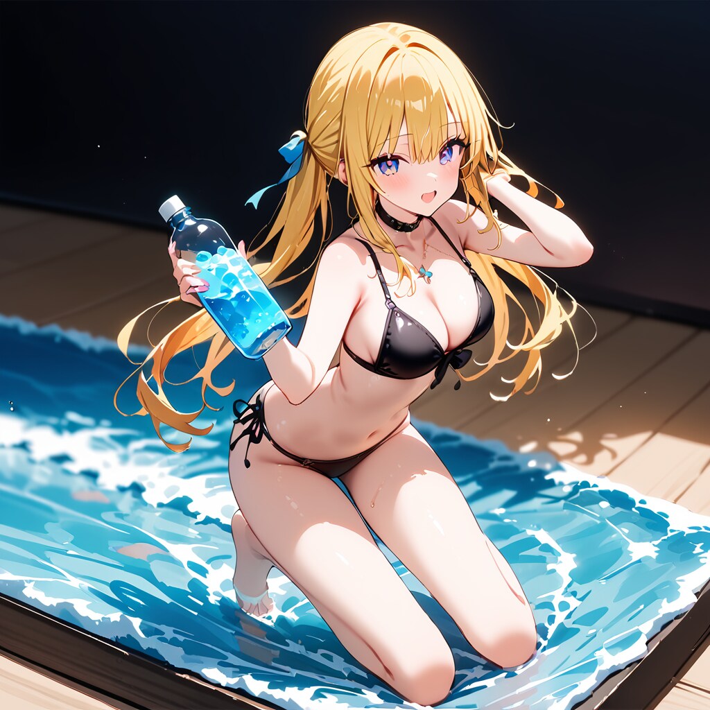 フィギュア『海辺の水着少女』