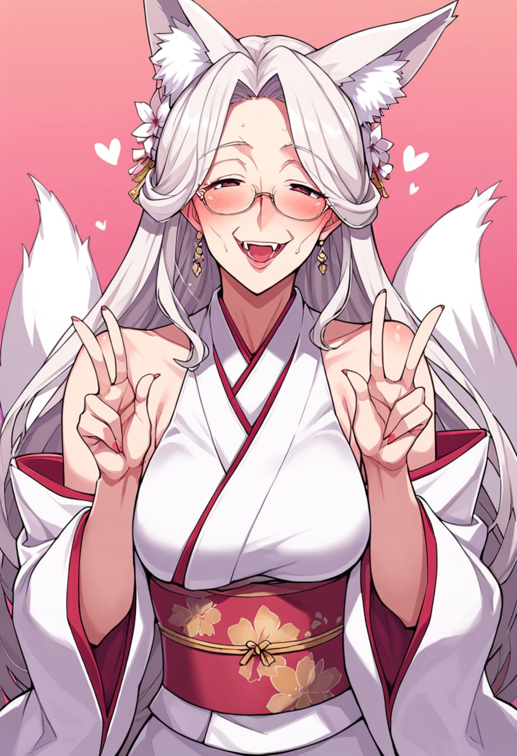 【悪ふざけ】キツネの御神体様の年齢設定を変えて遊んだ結果(^^;【罰当たり】