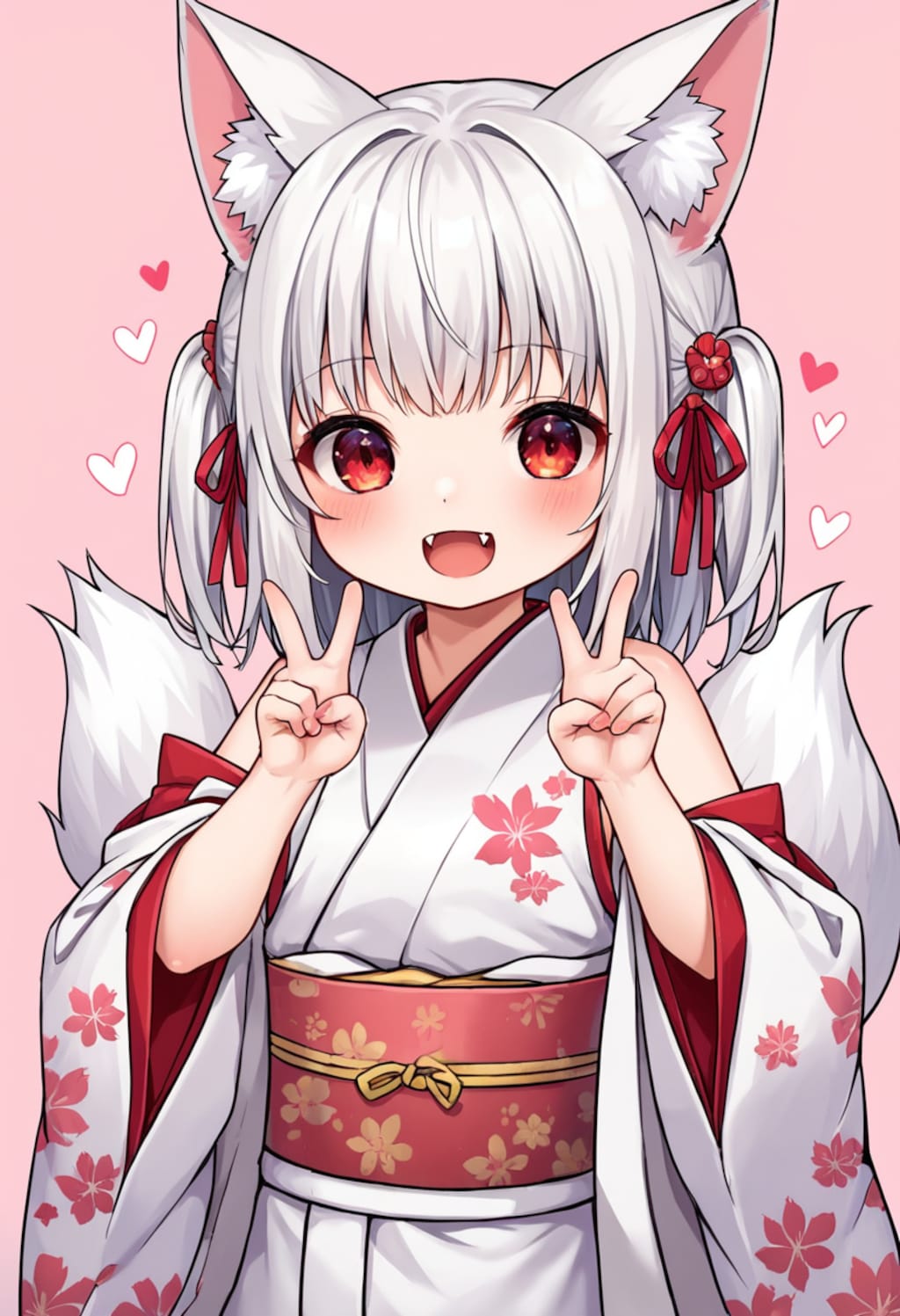 【悪ふざけ】キツネの御神体様の年齢設定を変えて遊んだ結果(^^;【罰当たり】