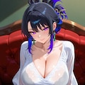紺髪お姉さん 3枚目
