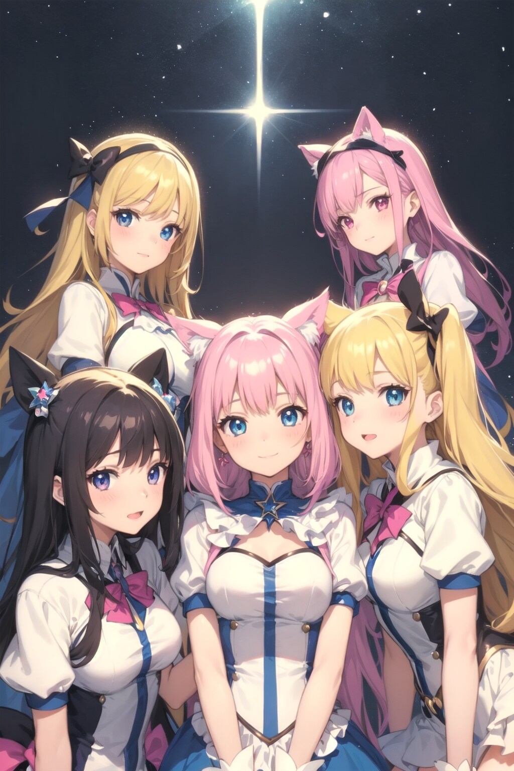 魔法界からの五人 | の人気AIイラスト・グラビア