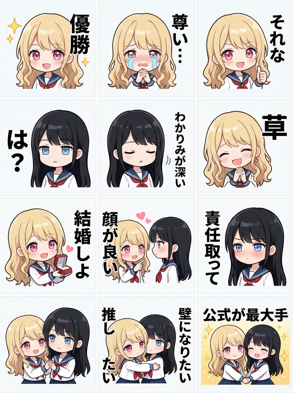 (非公式)スタンプ powered by Gemini × ぐりほん君(Chichi-pui)