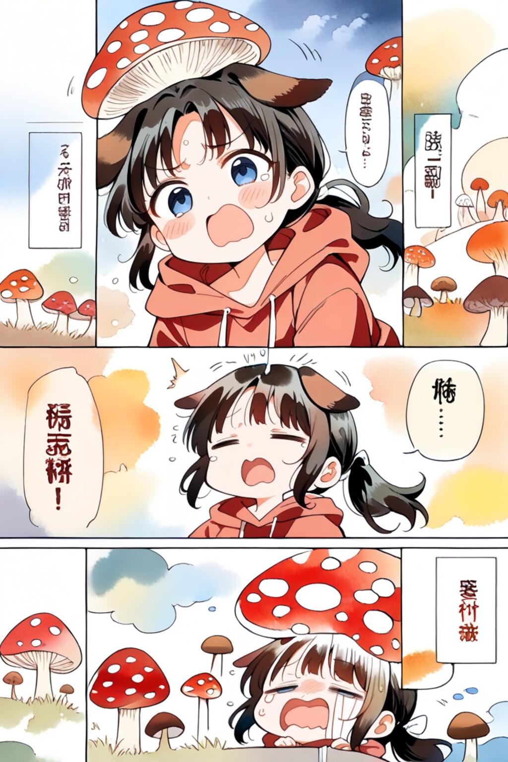 きのこに生えられる