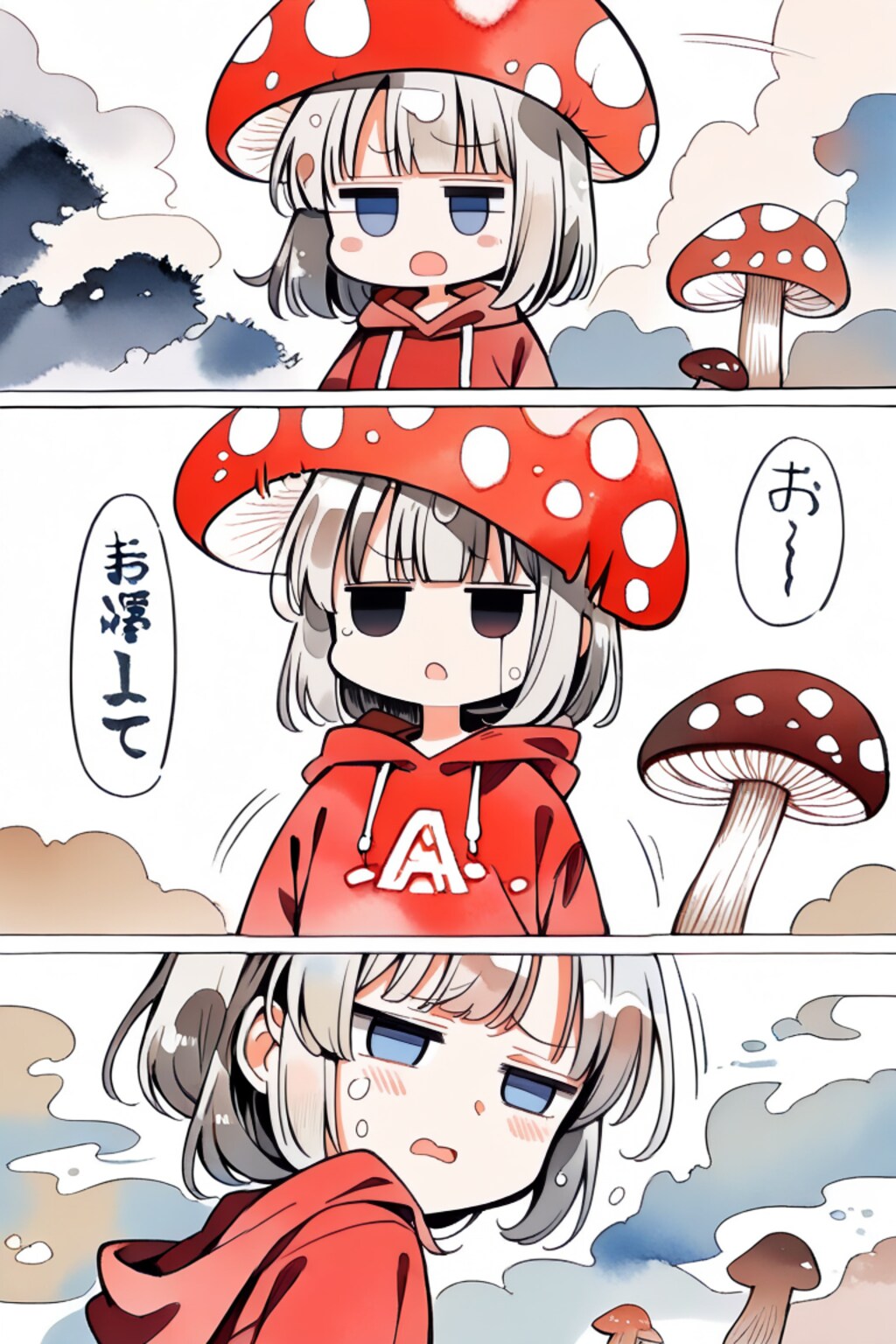 きのこに生えられる