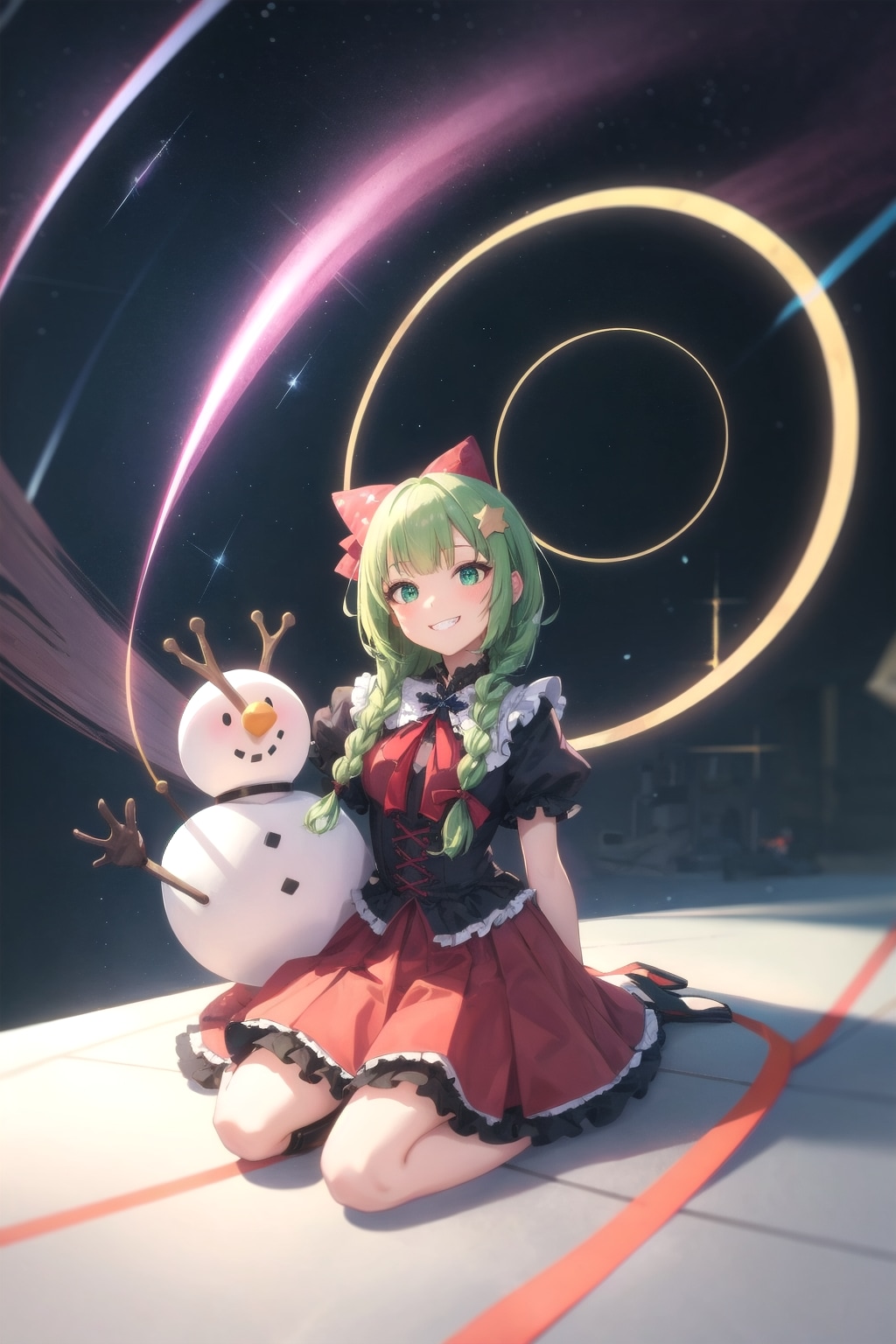 V4Bで緑髪ちゃん