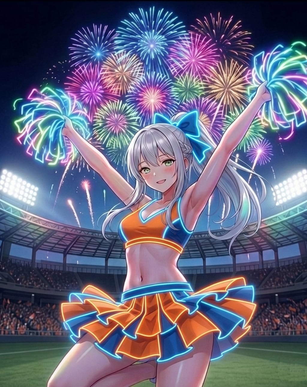チアリーダー（アルビレックス風）