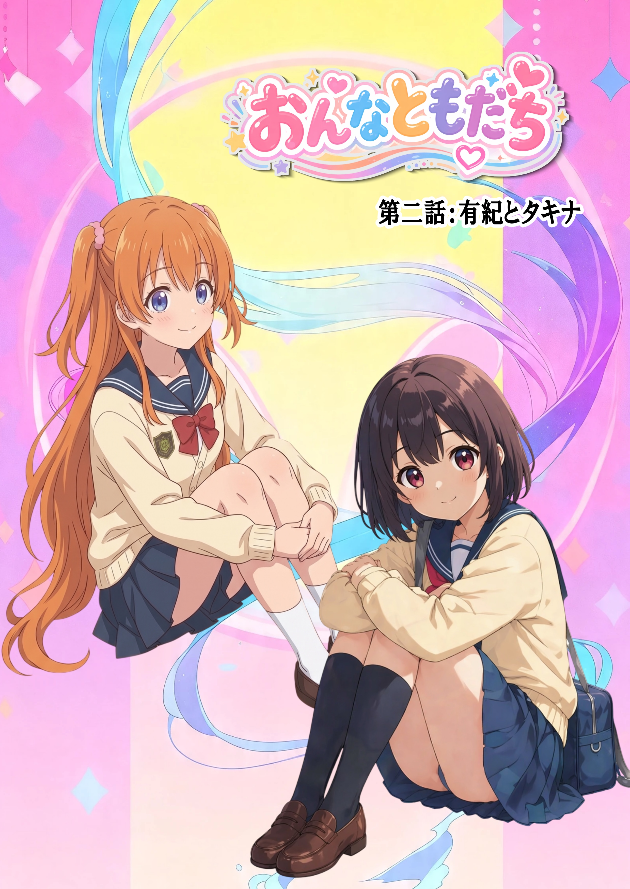 おんなともだち第二話　有紀とタキナ | の人気AIイラスト・グラビア
