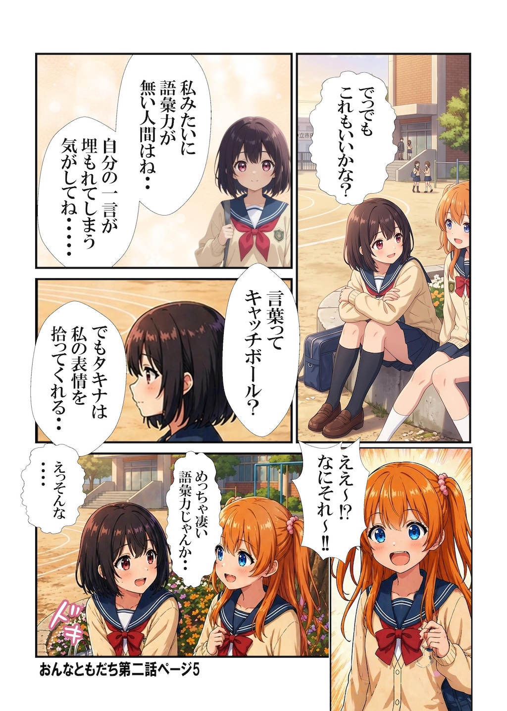 おんなともだち第二話　有紀とタキナ