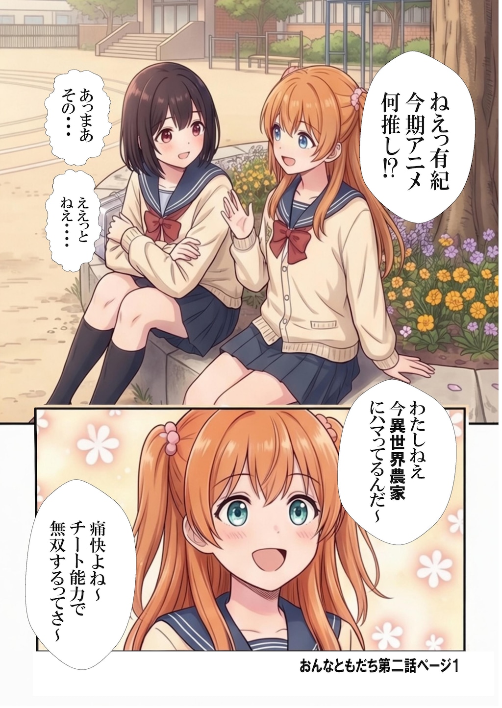 おんなともだち第二話　有紀とタキナ