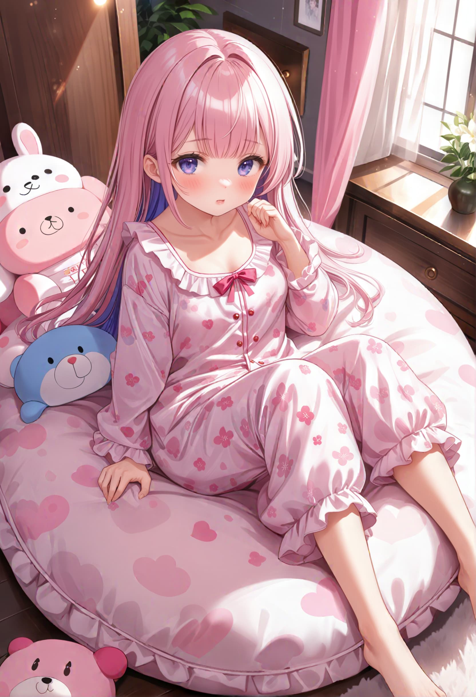 ビッグクッション | の人気AIイラスト・グラビア