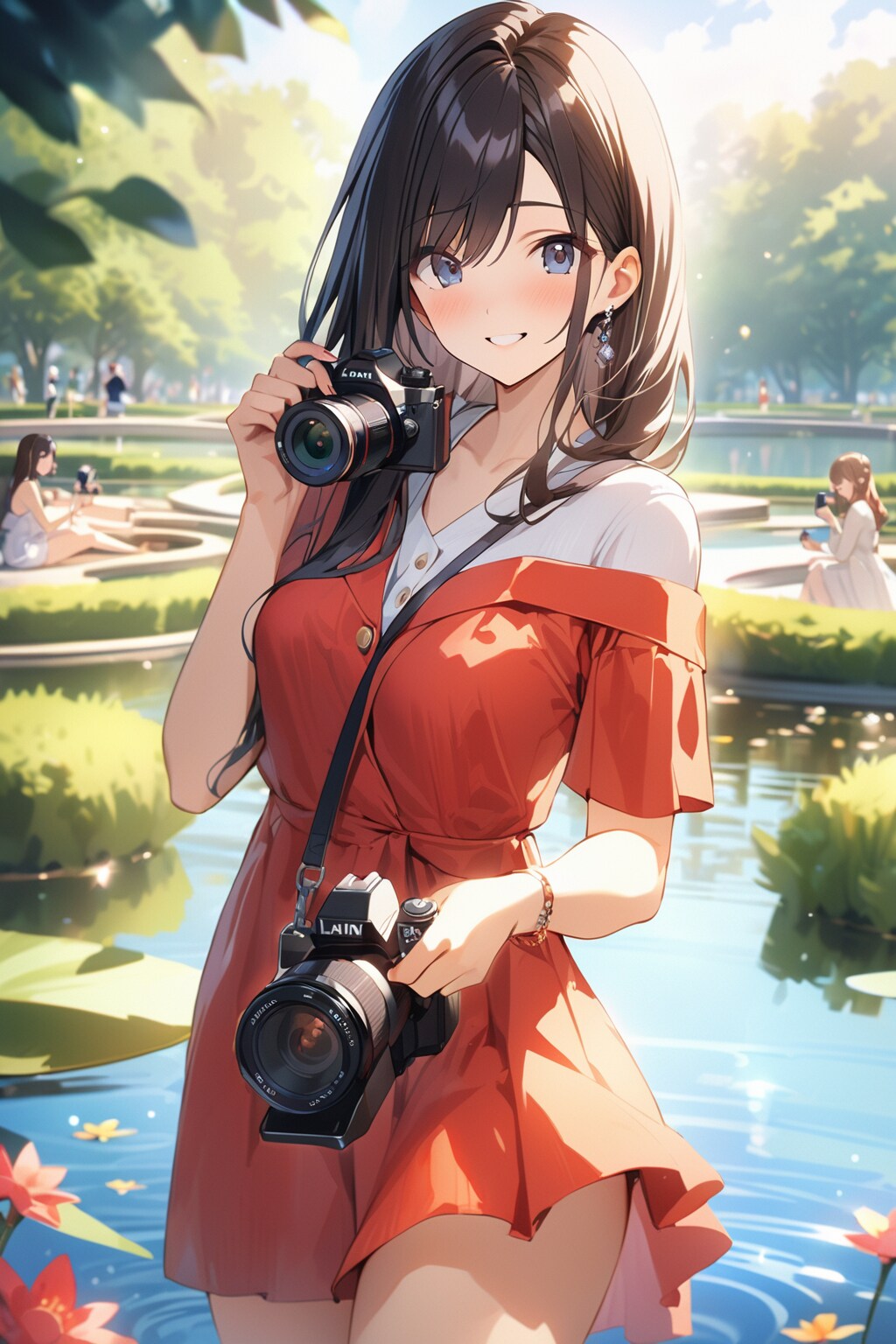 さあ、たくさん撮るわよ♪ | の人気AIイラスト・グラビア