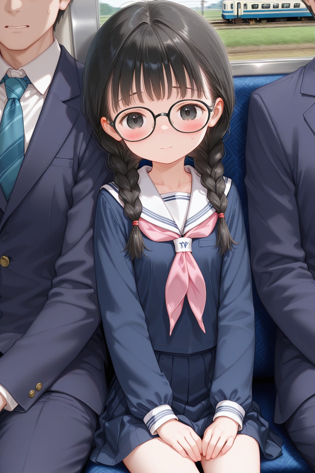 いつもの通学風景