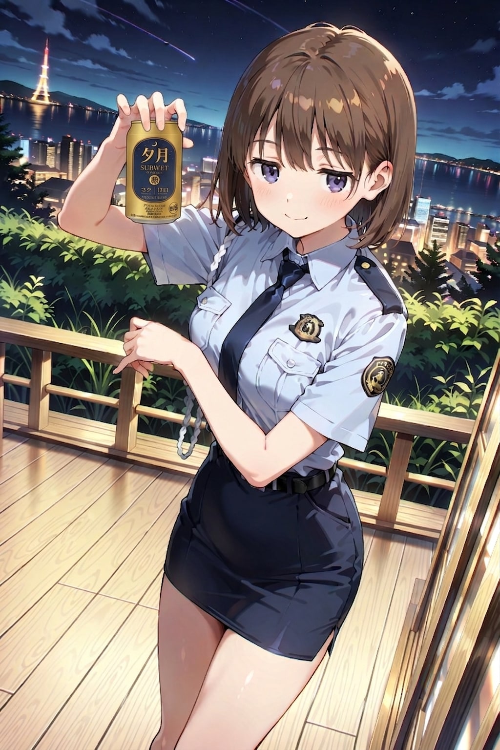 ジト目婦警さんとビール ～乾さつきのドライな日常～ Z707