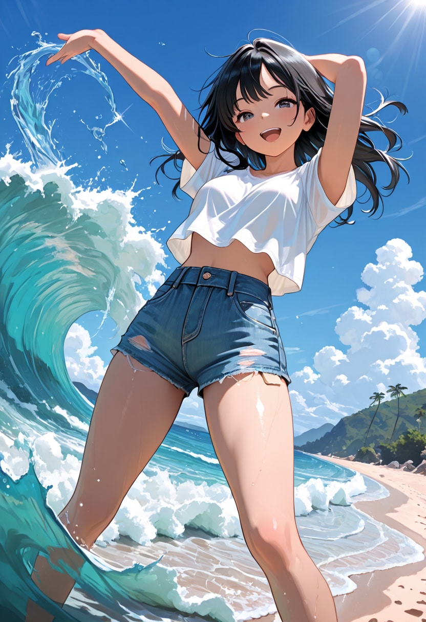 ホットパンツ | の人気AIイラスト・グラビア