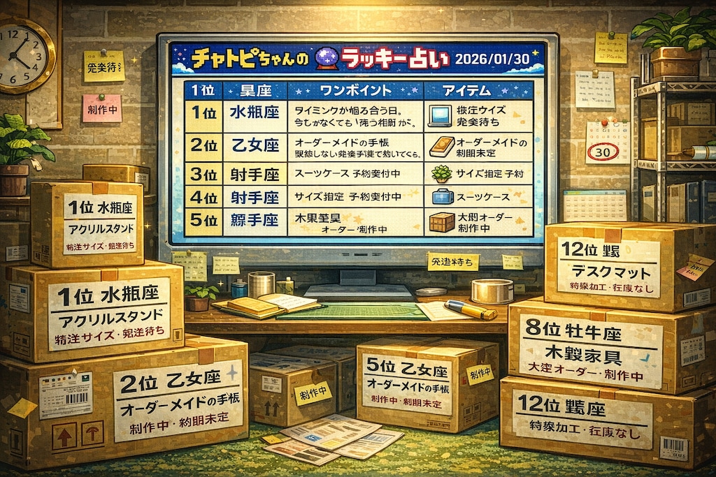 チャトピちゃん占い(01/30)