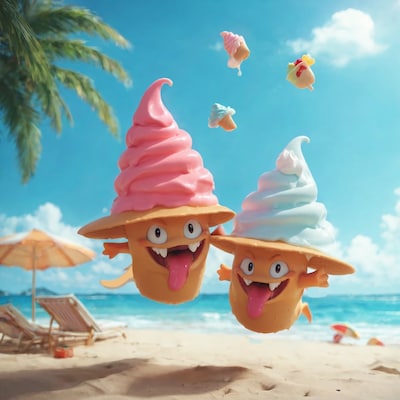 ソフトクリーム・ゴースト