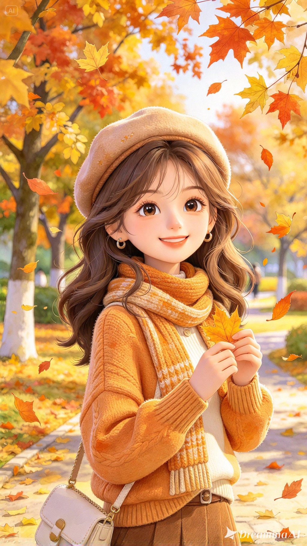 【理想の秋コーデ】（Seedream）