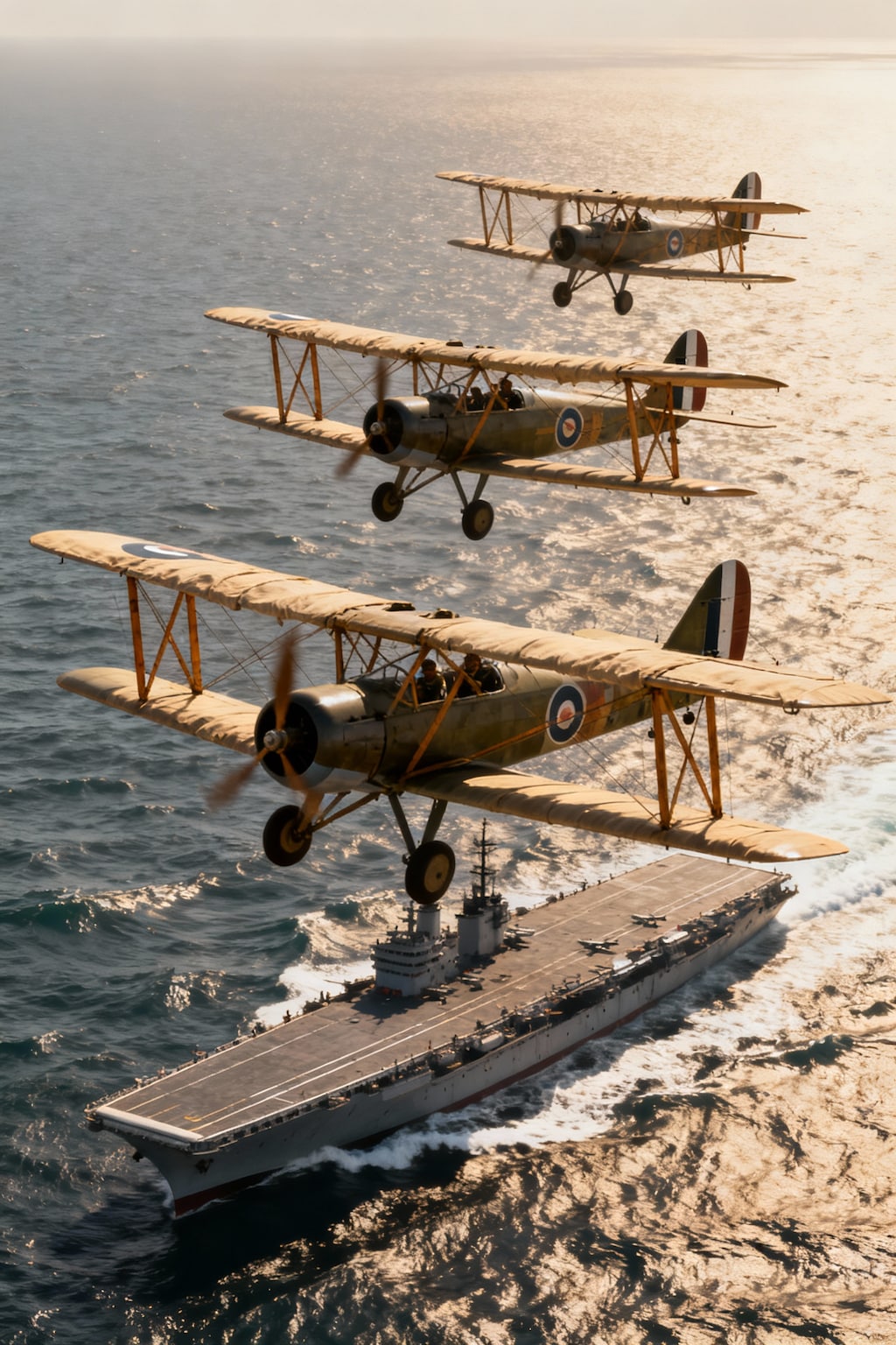 Seedream. Swordfish and Air Craft Carrier