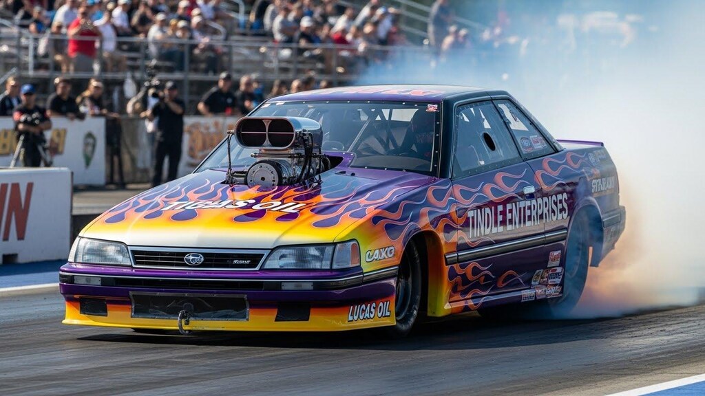 スバルレガシィドラッグカー