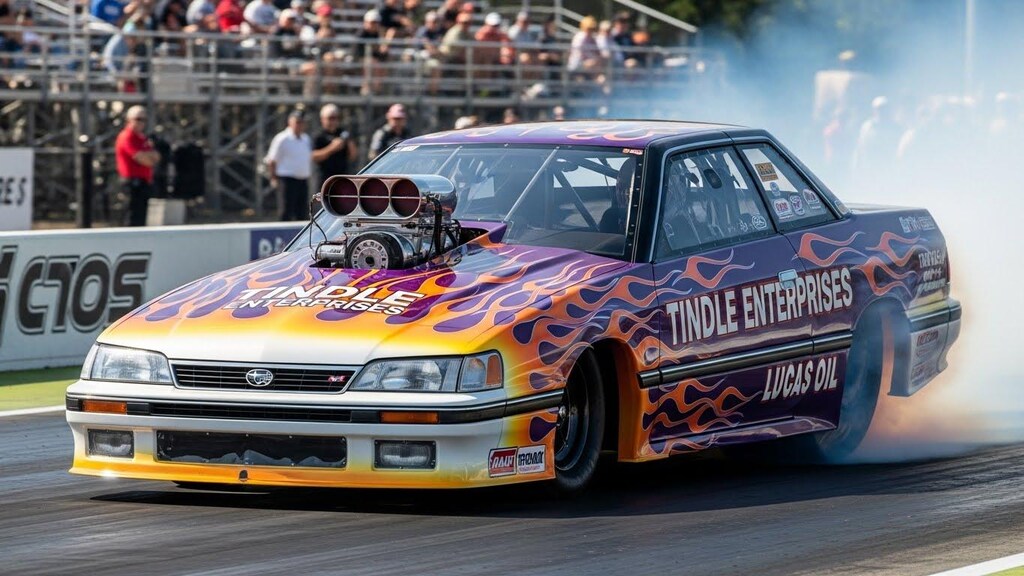 スバルレガシィドラッグカー