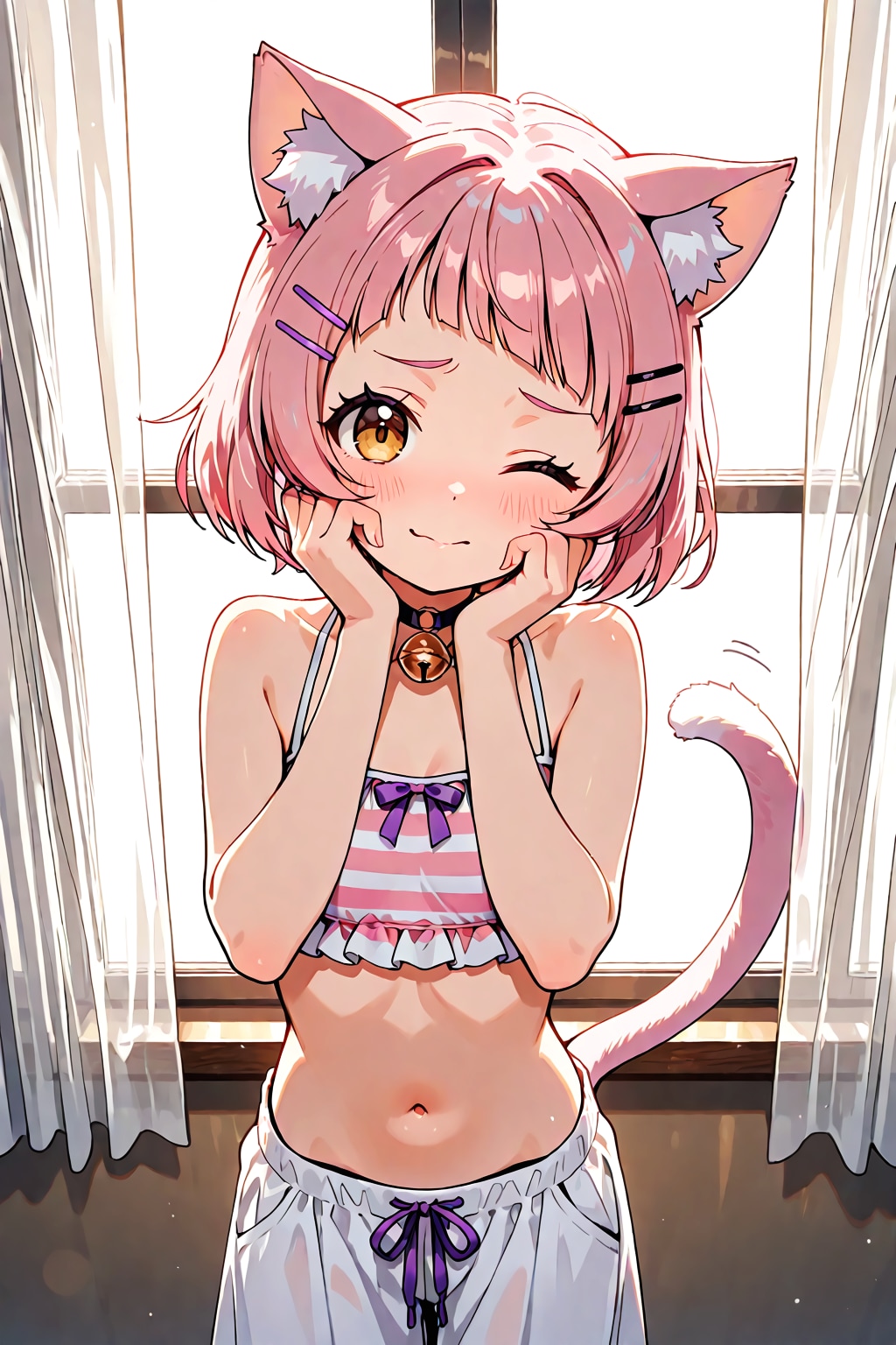忍び足 鈴がチリンと バレちゃった