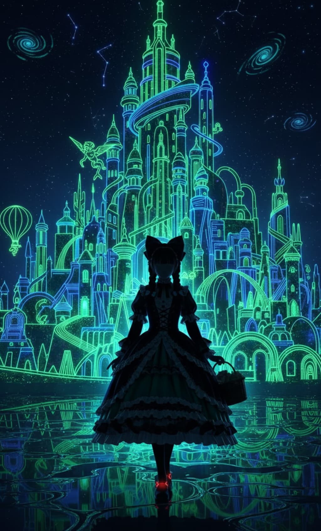 Gothic Lolita Dorothy in Emerald City