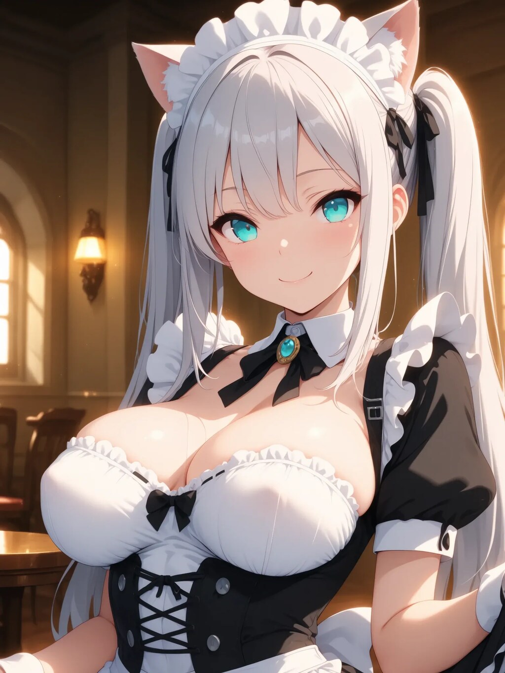 パンチラ💓メイドcilucilu