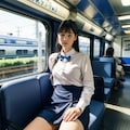 電車女子① 8枚目