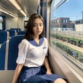 電車女子① 10枚目