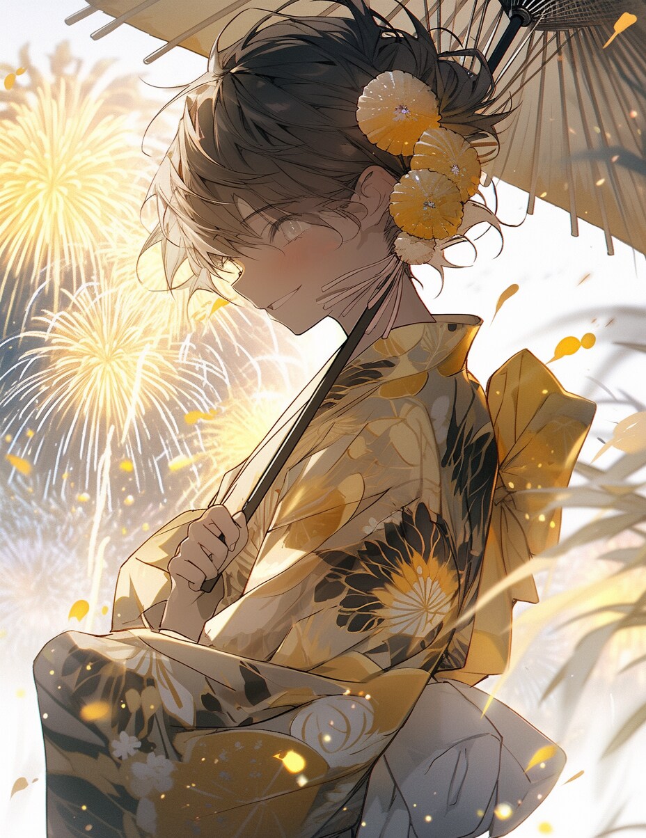 織姫と彦星が出会う七月七日 Orihime and Hikoboshi are only allowed to meet every year on７July