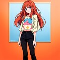 ９０年代アニメ風美少女 2枚目