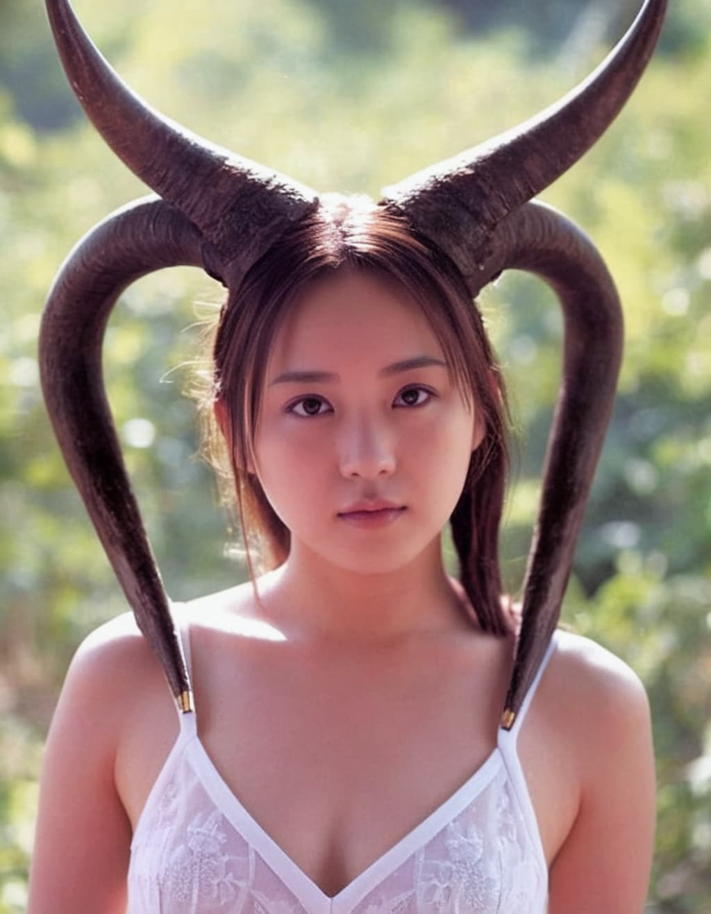 角の間の髪