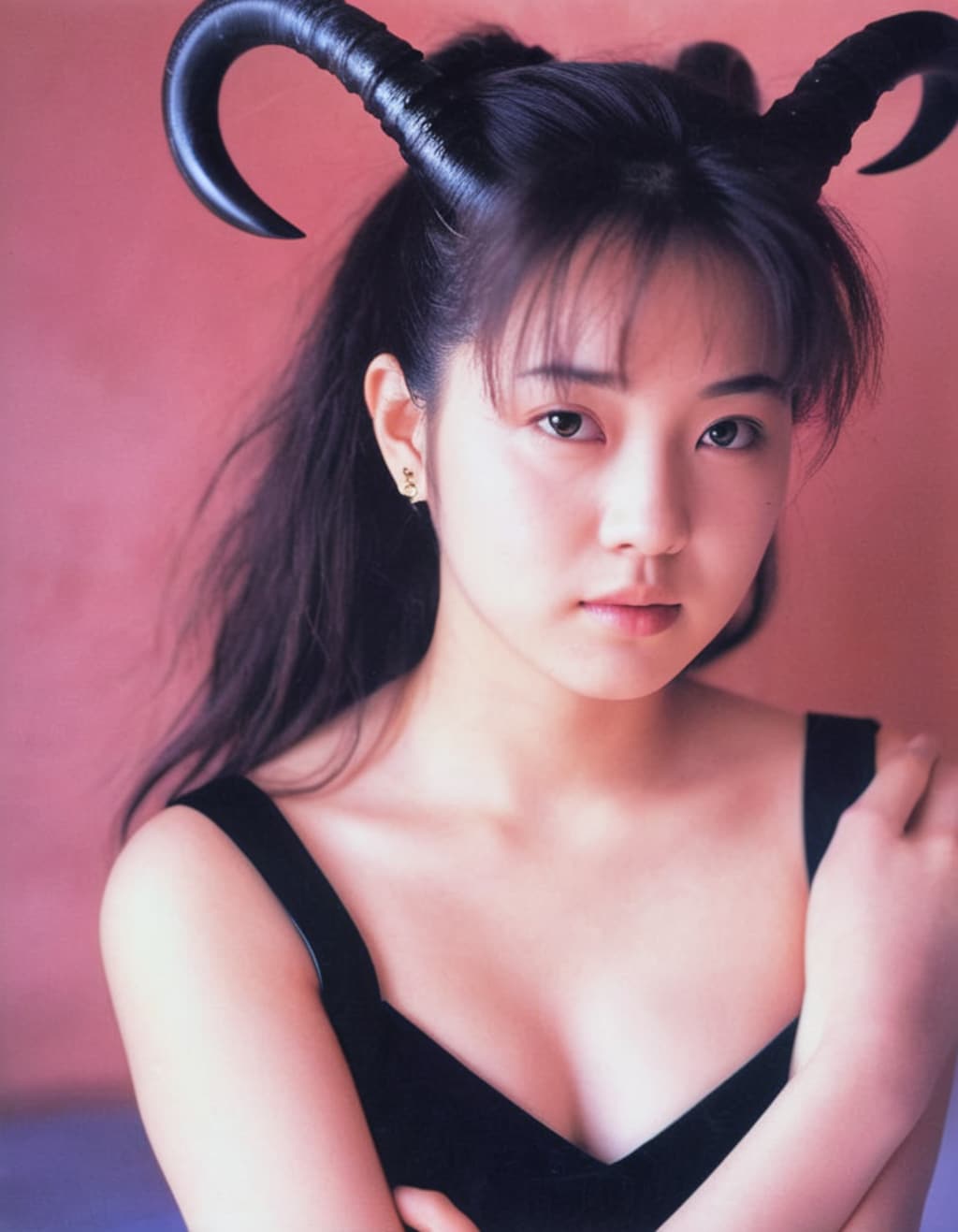 角の間の髪