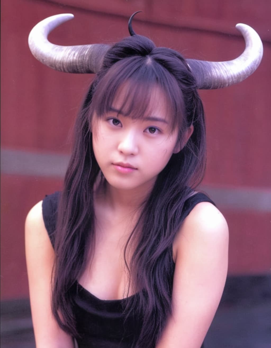 角の間の髪