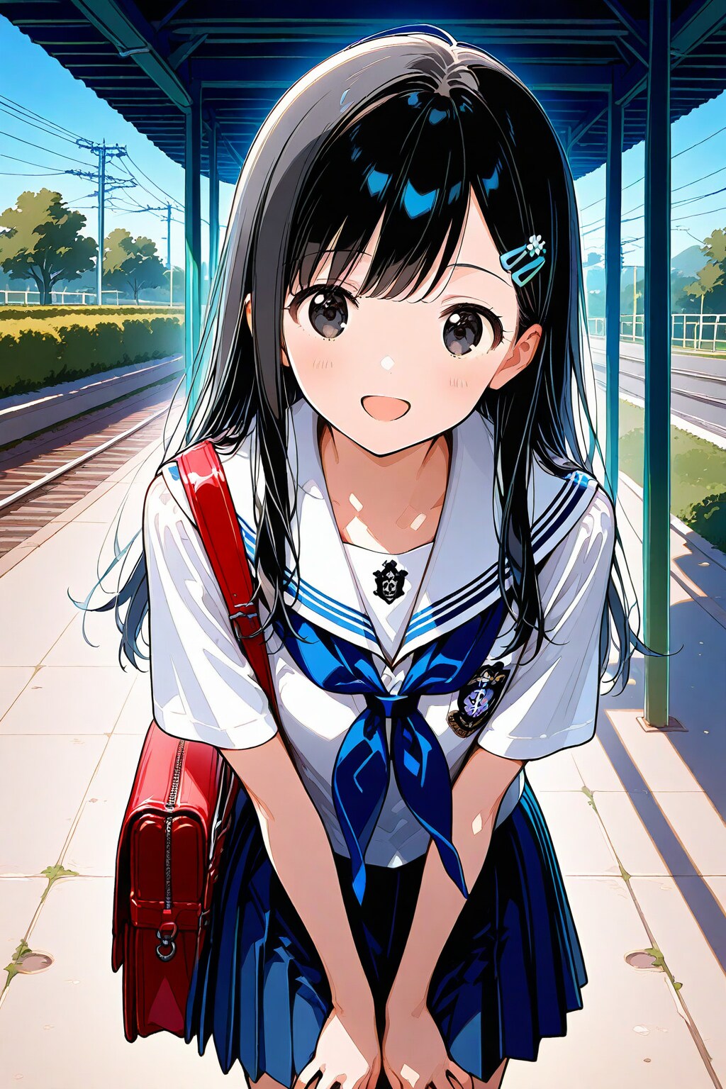 同級生に話しかける三女ちゃん⛄✨