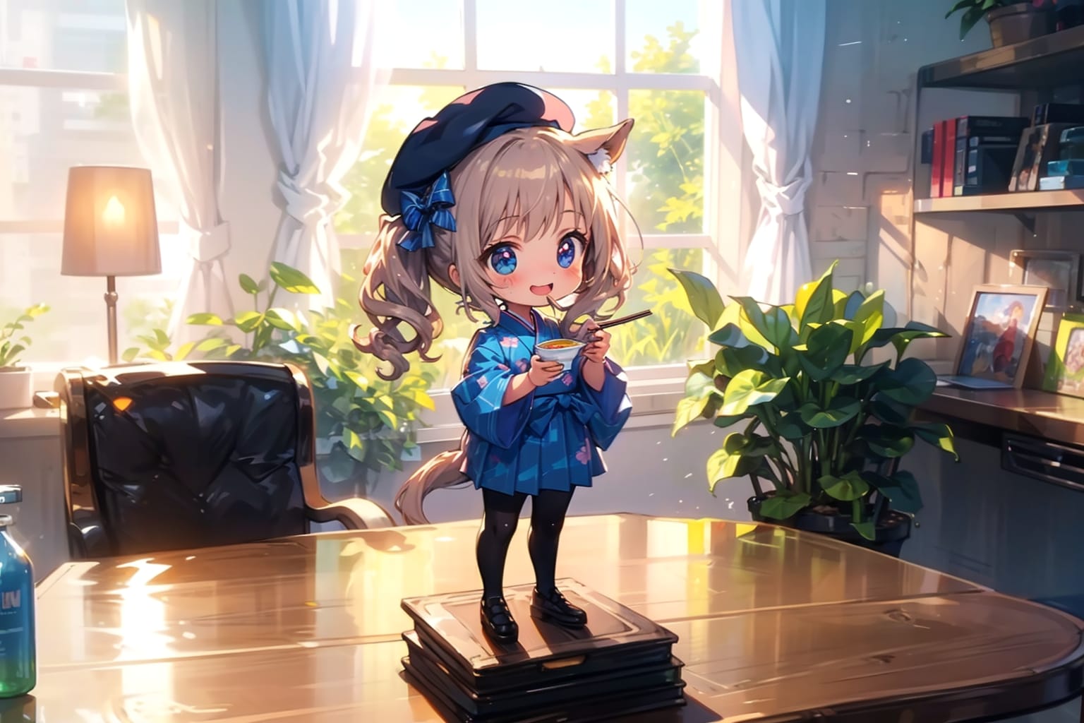練習生成、(((with chopsticks Let's eat  cold ramen))),。 | の人気AIイラスト・グラビア