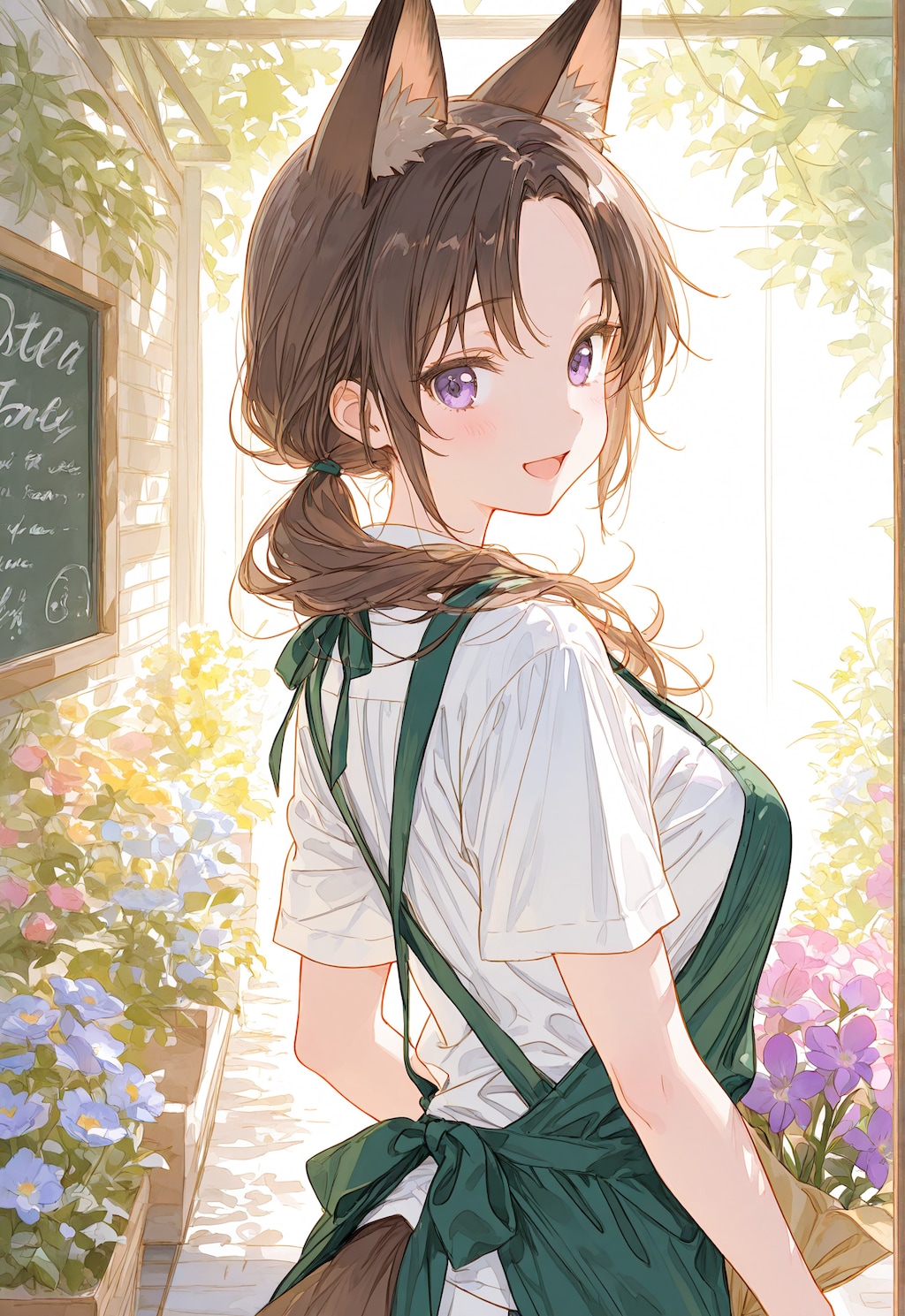お花屋さんのオリキャラちゃん①