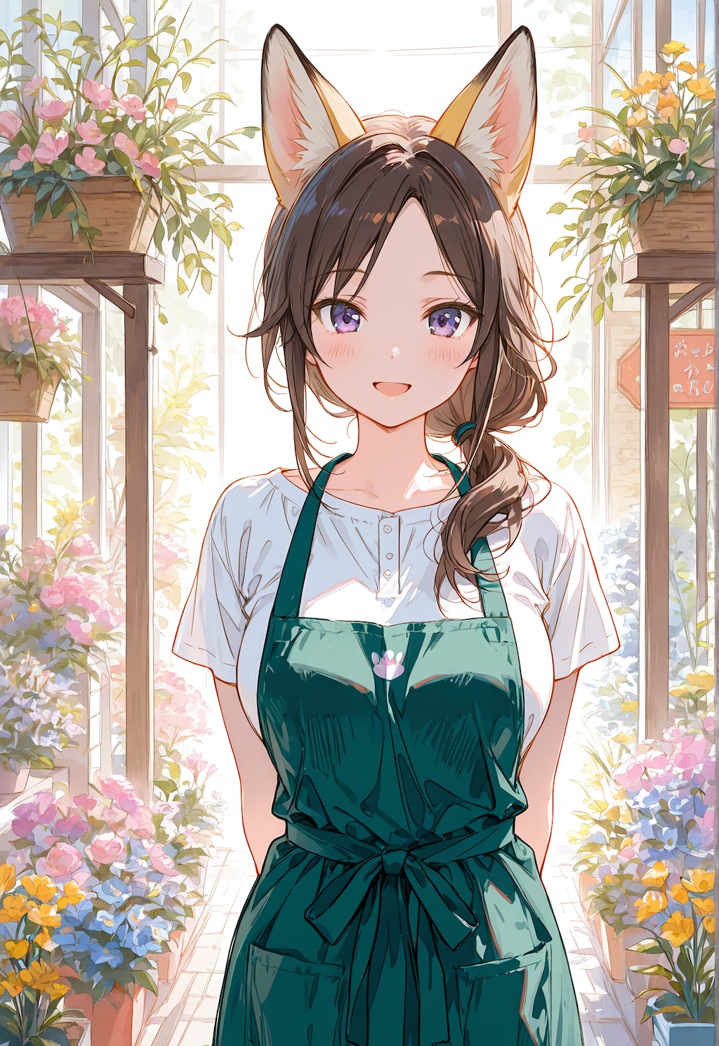 お花屋さんのオリキャラちゃん①
