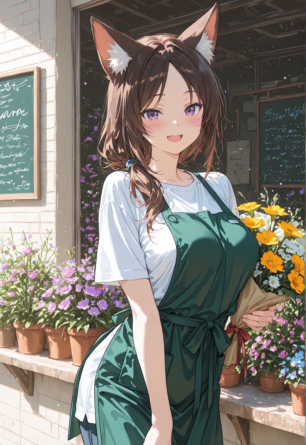 お花屋さんのオリキャラちゃん①