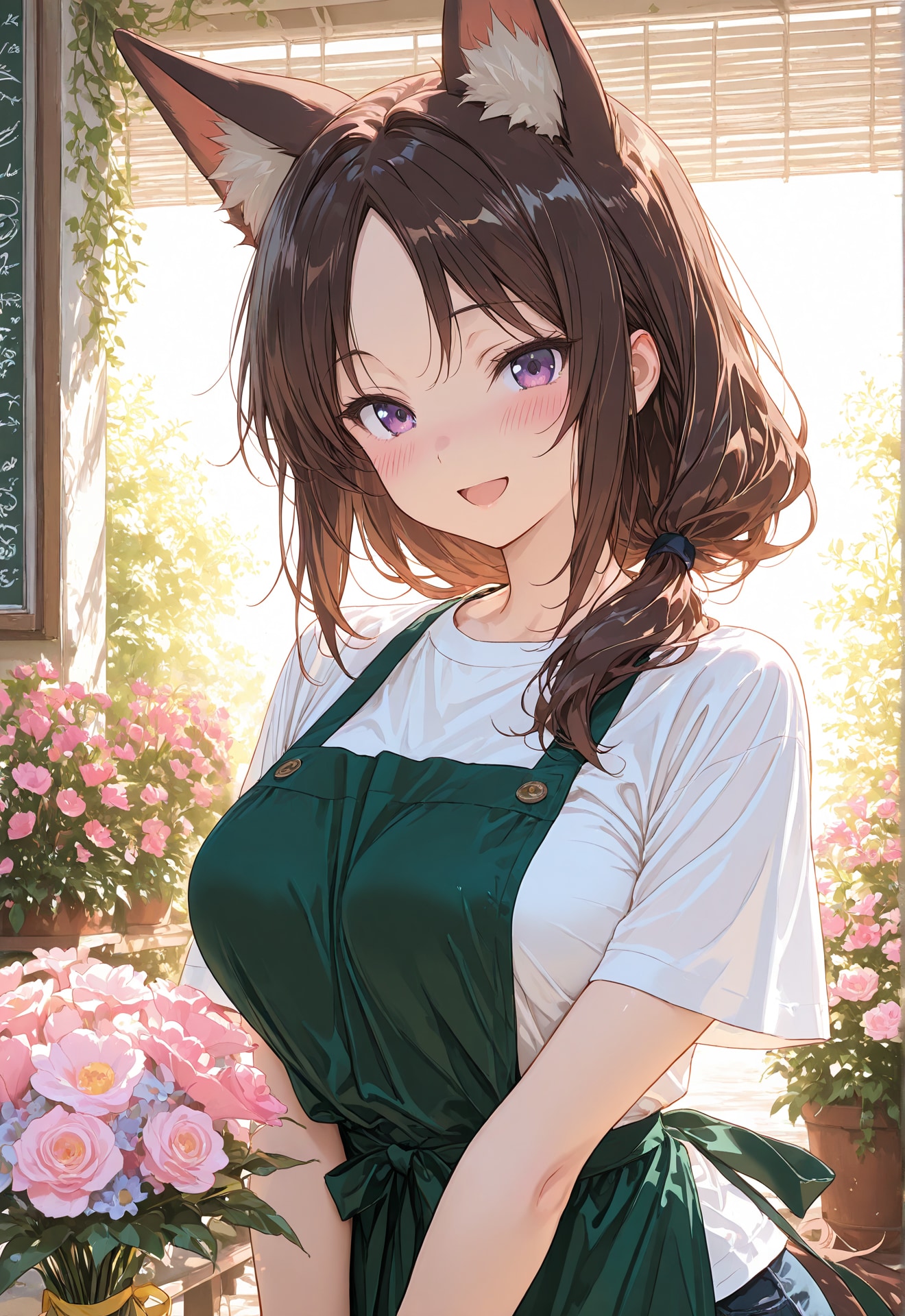 お花屋さんのオリキャラちゃん①