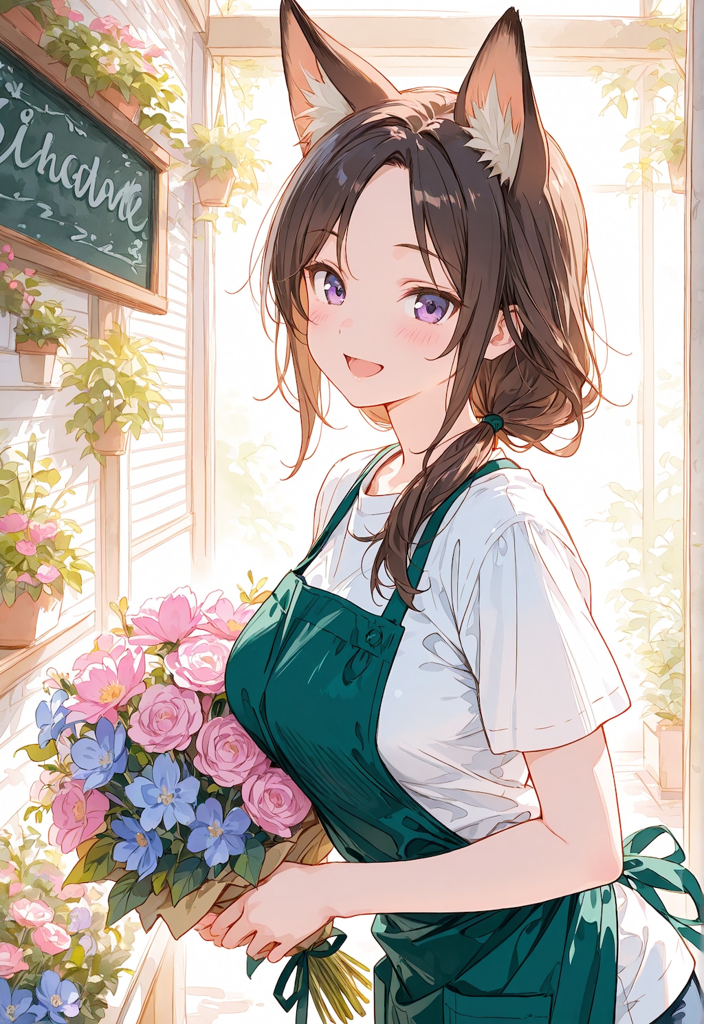 お花屋さんのオリキャラちゃん①