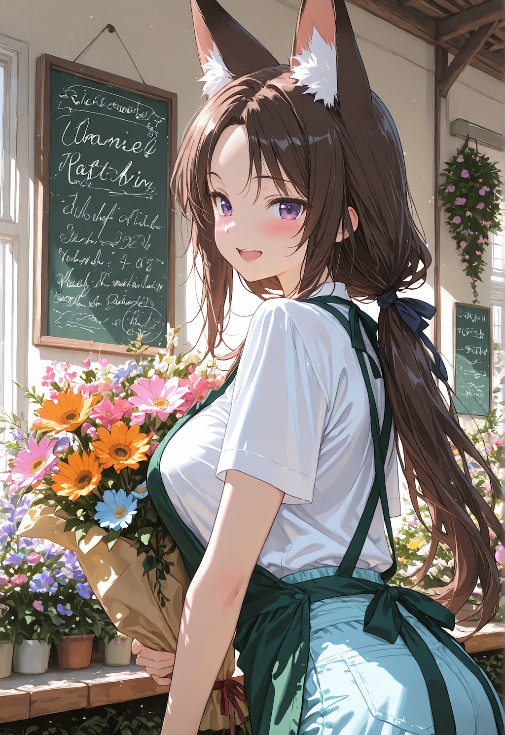 お花屋さんのオリキャラちゃん①