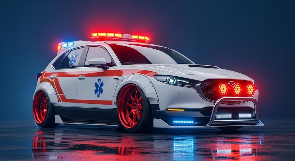 マツダCX-30救急車のドリ車