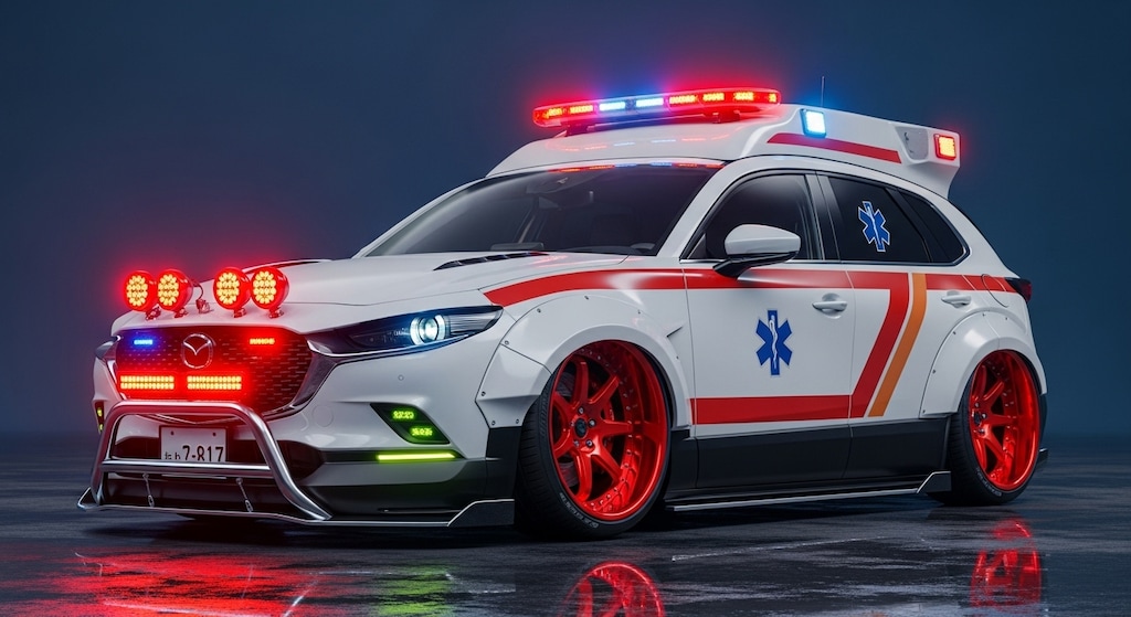 マツダCX-30救急車のドリ車