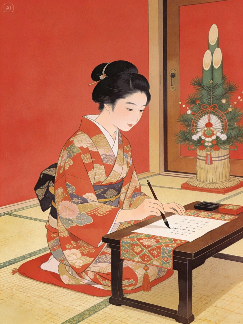 書初め(動画付き)